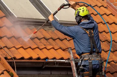 Démoussage et hydrofuge de toiture à Grivillers